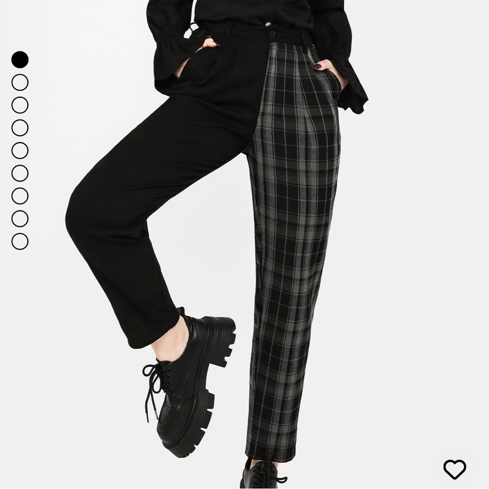 Disturbia Checkmate Highwaist Trouser Pants US Size 10